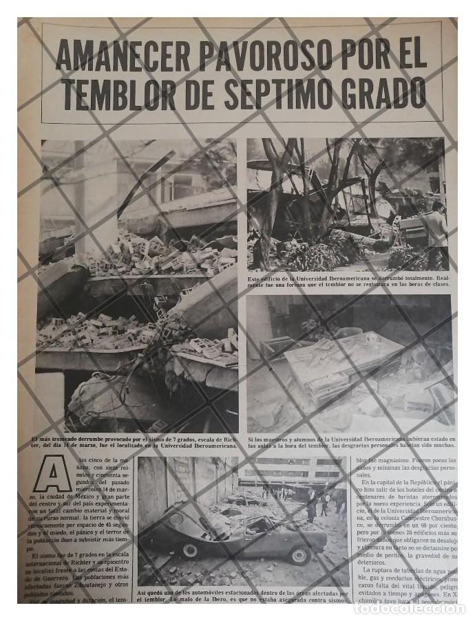 Collectionnisme d'affiches: AFICHE RETRO TERREMOTO EN LA CDMX MARZO 1979