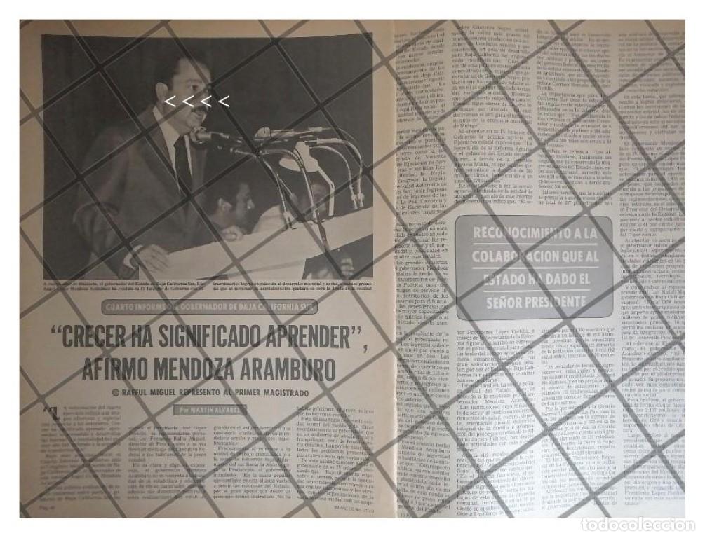 Collectionnisme d'affiches: AFICHE RETRO 4TO INFORME. CESAR MENDOZA ARAMBURO 1979