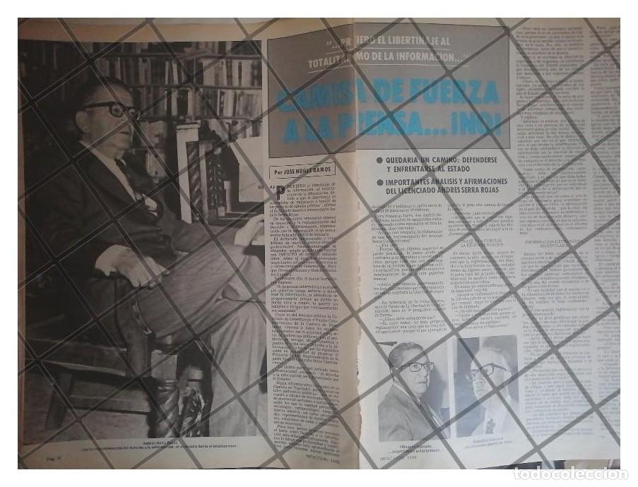 Collectionnisme d'affiches: AFICHE RETRO ENTREVISTA A MANUEL SERRA ROJAS 1979