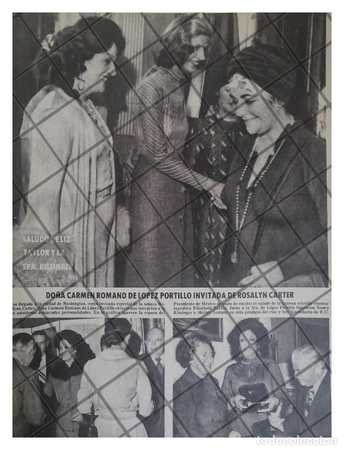 Collectionnisme d'affiches: AFICHE RETRO CARMEN ROMANO Y ROSALYN CARTER 1979
