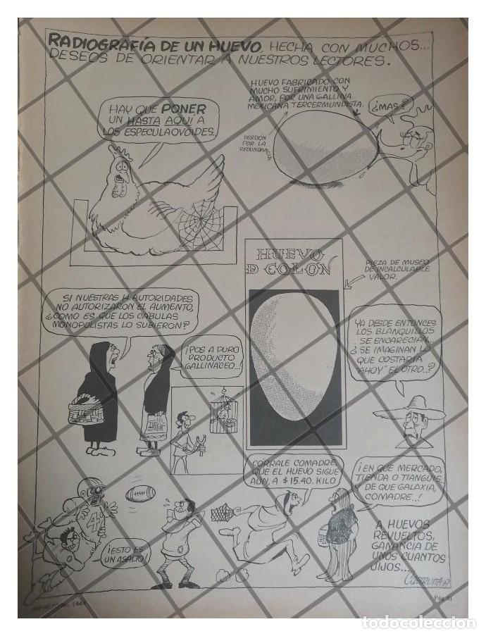 Collectionnisme d'affiches: CARICATURA POLITICA RETRO DE JESUS CASTRUITA /EL HUEVO