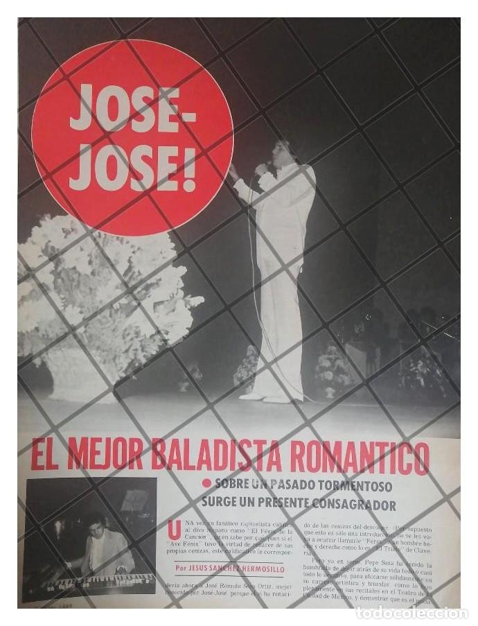 Poster collecting: AFICHE RETRO TRIUNFA JOSE JOSE 1977