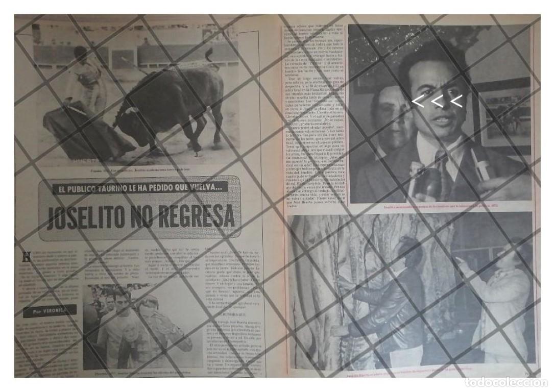 Sammeln von Plakaten: AFICHE RETRO. TORERO JOSE HUERTA JOSELITO SE RETIRA 1977