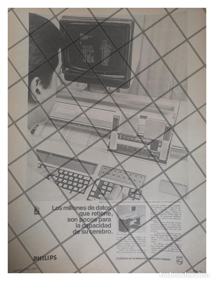 Sammeln von Plakaten: CARTEL RETRO COMPUTADORAS PHILIPS P330 1979 /RARO