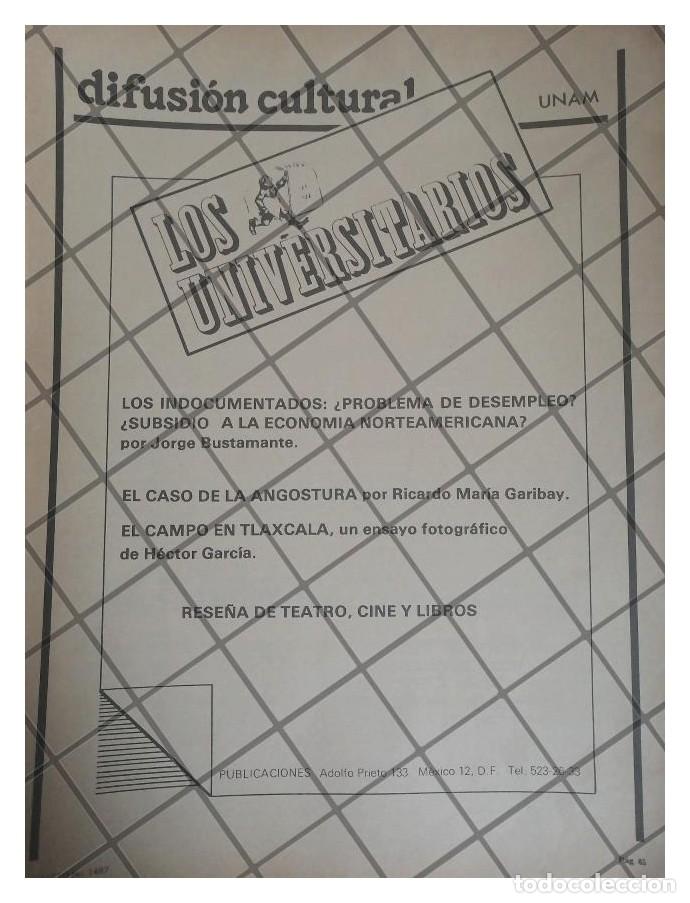 Sammeln von Plakaten: AFICHE RETRO DIFUSION CULTURAL U.N.A.M. 1978 /24