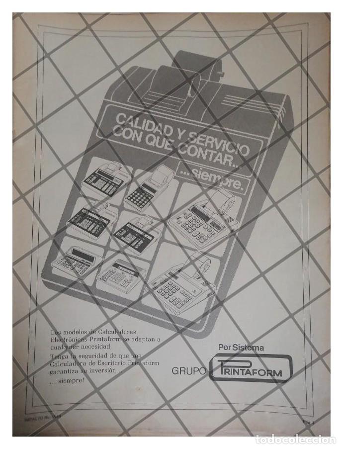 Sammeln von Plakaten: CARTEL PUBLICITARIO RETRO CALCULADORAS PRINTAFORM 1979