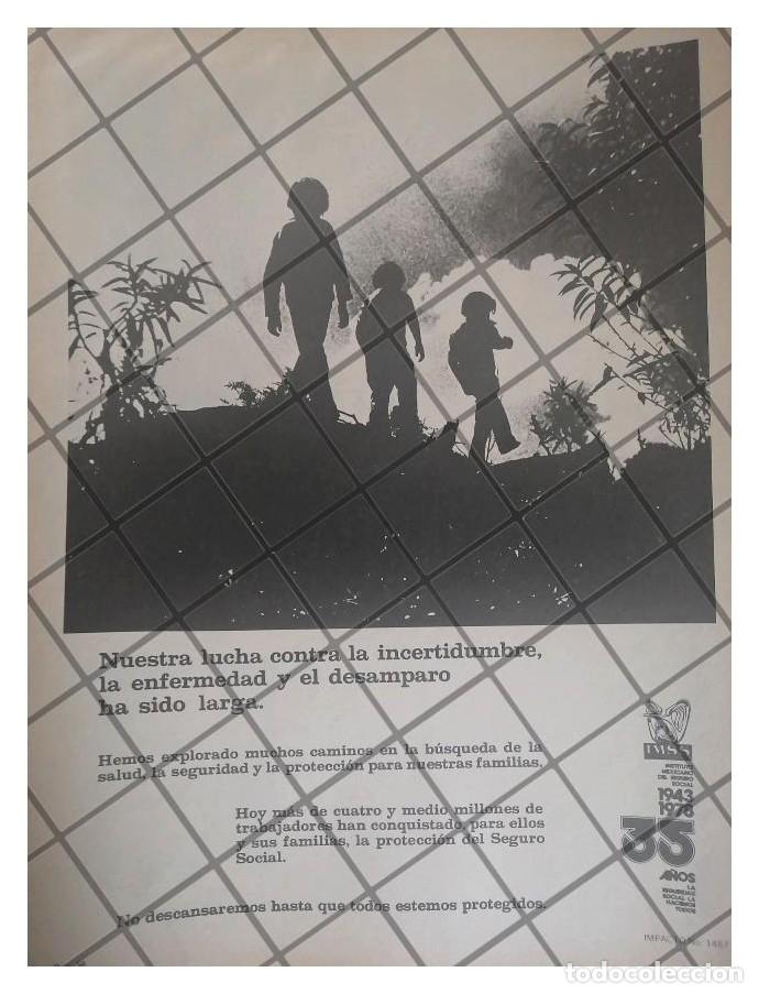 Sammeln von Plakaten: AFICHE RETRO CAMPA&Ntilde;A DEL I.M.S.S. 35 ANIVERSARIO 1978