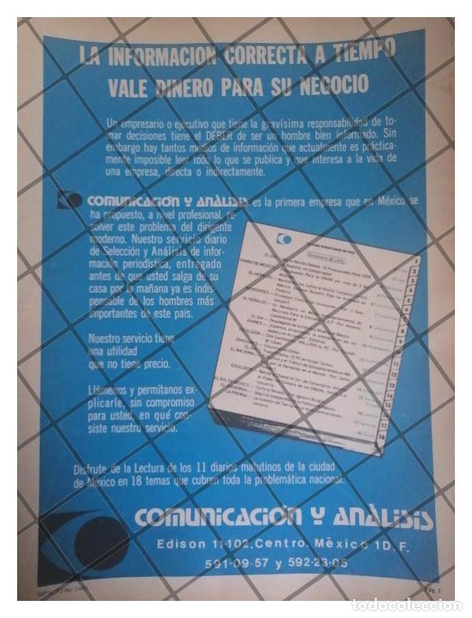 Sammeln von Plakaten: AFICHE RETRO EMPRESA COMUNICACION Y ANALISIS S.A 2