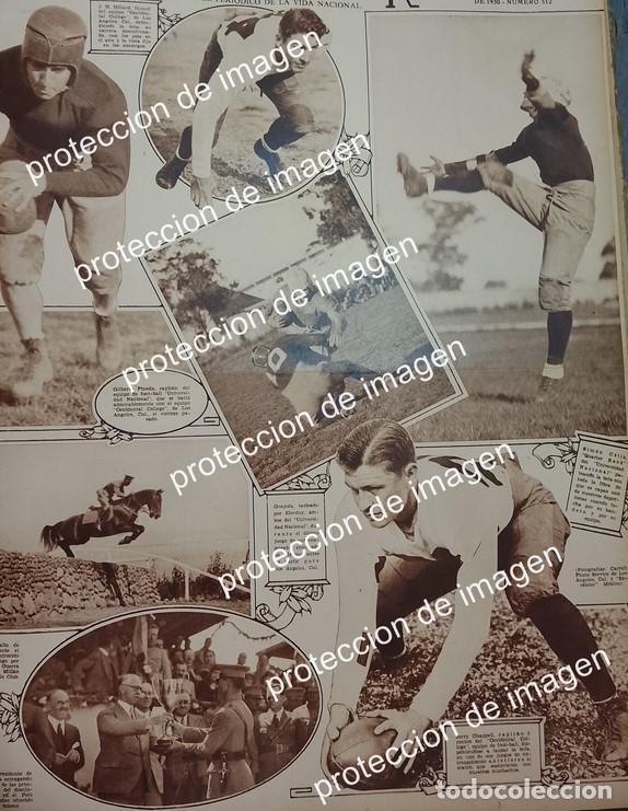 Sammeln von Plakaten: CARTEL VINTAGE. EQUIPO DE FUTBOL AMERICANO UNAM 1930 Vs EXTRANJEROS /DPTS