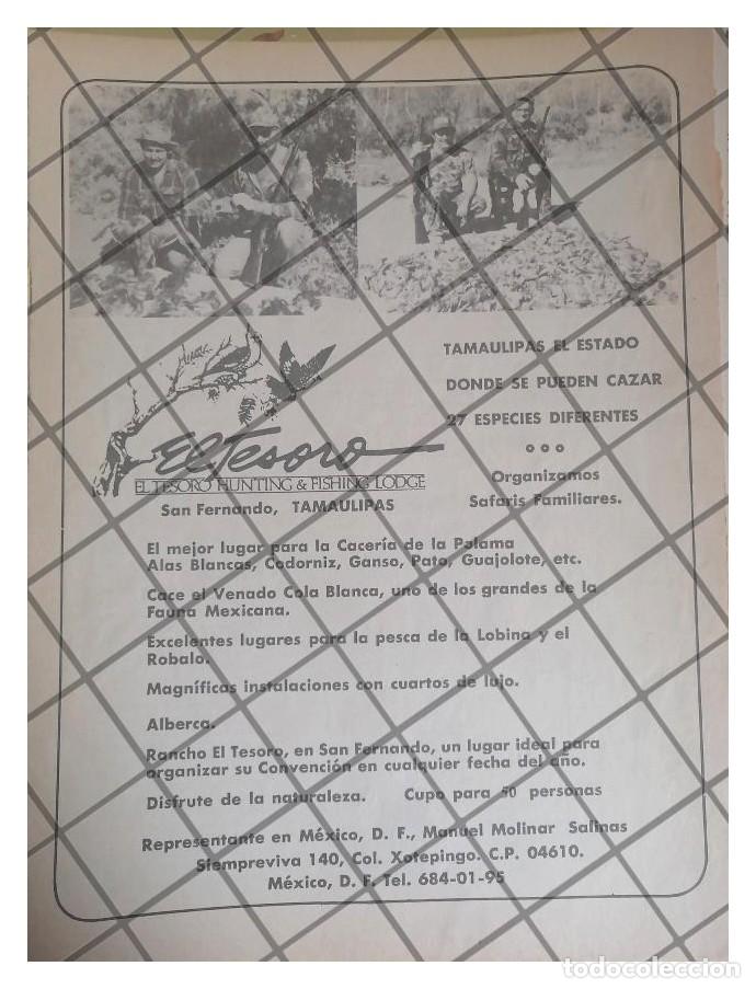 Sammeln von Plakaten: AFICHE RETRO RANCHO DE CACERIA EL TESORO TMPS. 1980s 2