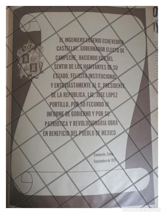 Colecionismo de cartazes: AFICHE POLITICO RETRO CAMPECHE FELICITA A LOPEZ PORTILLO 79