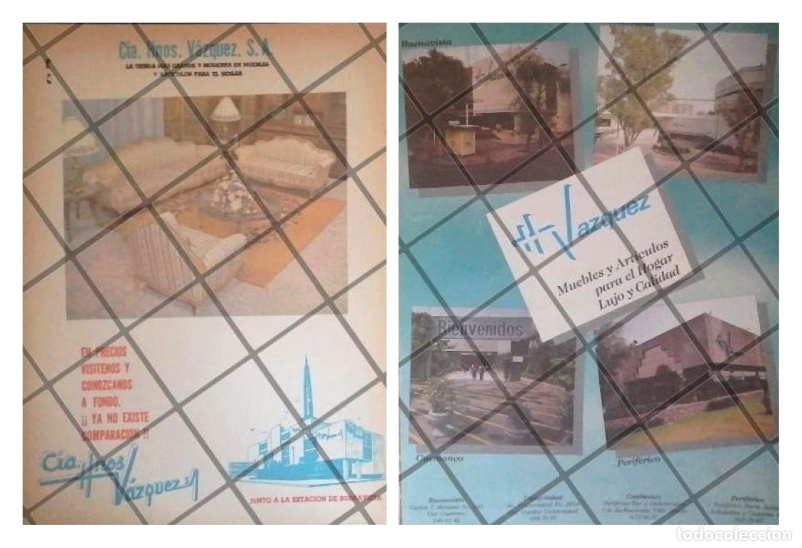 Colecionismo de cartazes: 2 AFICHES RETRO MUEBLERIA HERMANOS VAZQUEZ 1980s