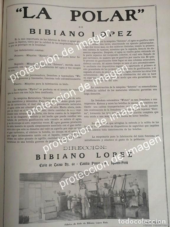 Colecionismo de cartazes: CARTEL ANTIGUO, EMBOTELLADORA Y REFRESCOS LA POLAR PERU 1936, DE VIVIANO LOPEZ, /EMPRESAS