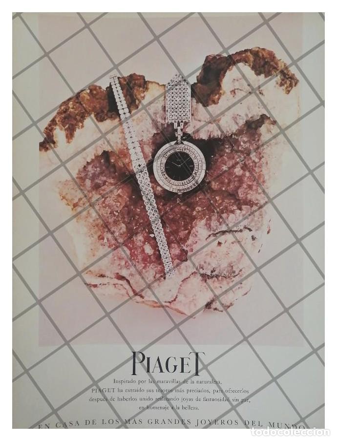 Colecionismo de cartazes: CARTEL PUBLICITARIO RETRO. RELOJES PIAGET COLOR 1966 /3