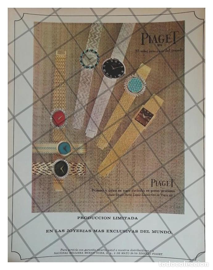 Colecionismo de cartazes: CARTEL PUBLICITARIO RETRO. RELOJES PIAGET 1969 /13