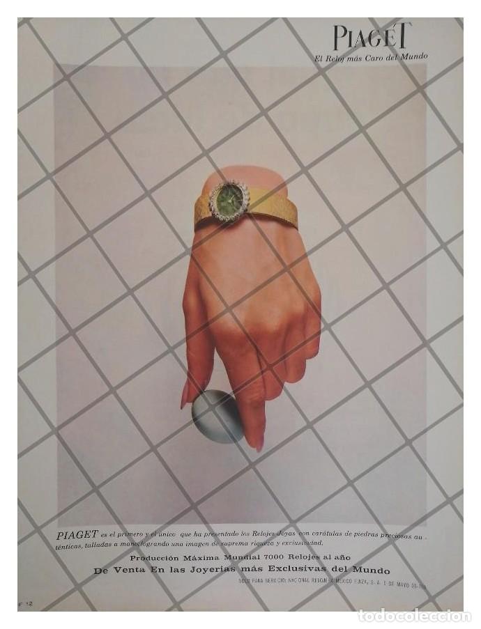 Colecionismo de cartazes: CARTEL PUBLICITARIO RETRO. RELOJES PIAGET 1967 /9