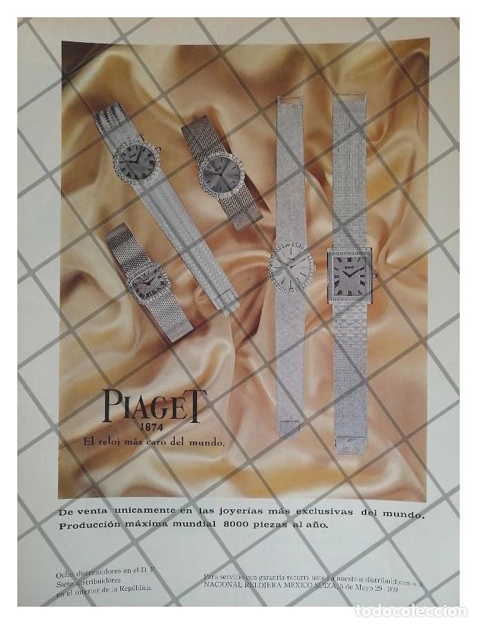 Colecionismo de cartazes: CARTEL PUBLICITARIO RETRO. RELOJES PIAGET 1968 /14