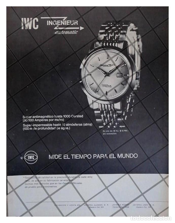 Colecionismo de cartazes: CARTEL PUBLICITARIO RETRO RELOJES INTERNATIONAL WATCH /3