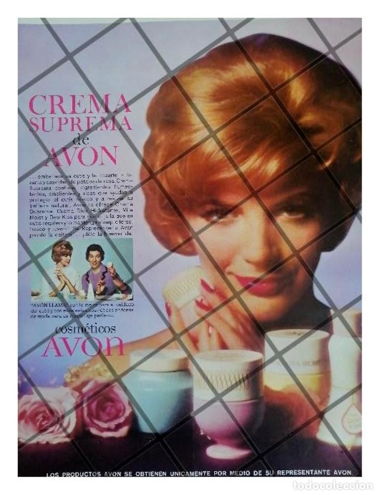 Colecionismo de cartazes: CARTEL PUBLICITARIO RETRO COSMETICOS AVON 1961 /12