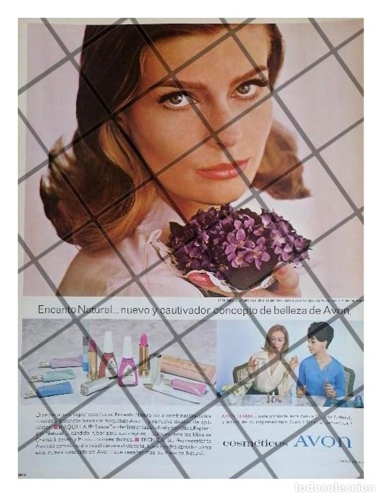 Colecionismo de cartazes: CARTEL PUBLICITARIO RETRO COSMETICOS AVON 1965 /13