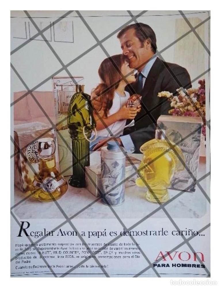 Colecionismo de cartazes: CARTEL PUBLICITARIO RETRO COSMETICOS AVON 1969 /18