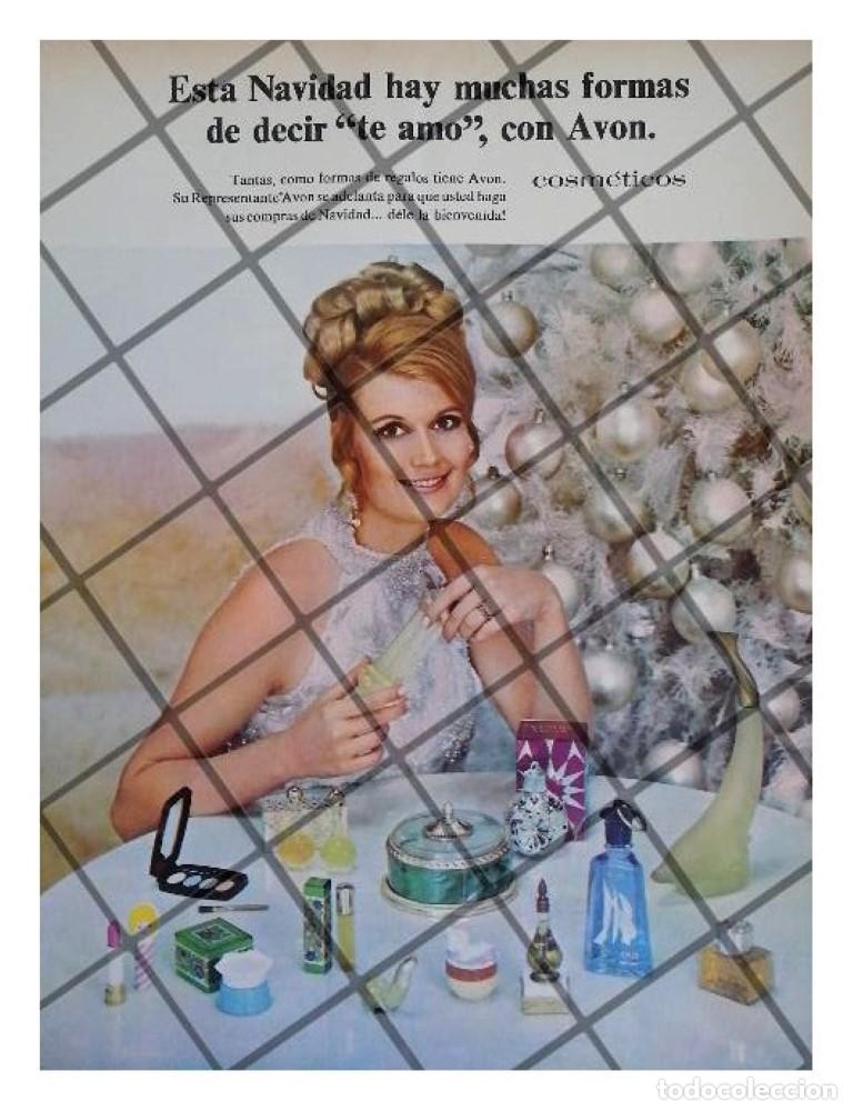 Colecionismo de cartazes: CARTEL PUBLICITARIO RETRO COSMETICOS AVON 1969 /22