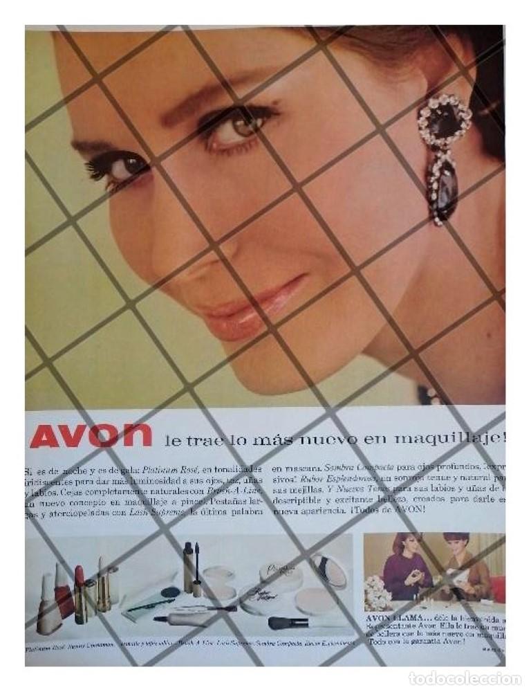 Colecionismo de cartazes: CARTEL PUBLICITARIO RETRO COSMETICOS AVON 1967 /23