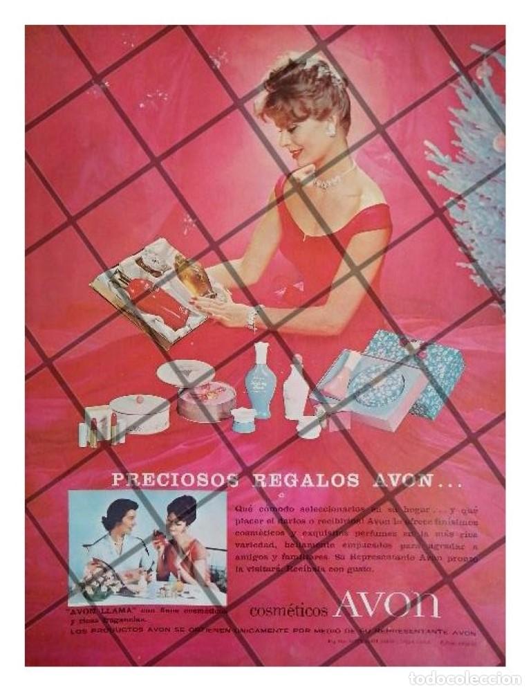 Colecionismo de cartazes: CARTEL PUBLICITARIO RETRO COSMETICOS AVON 1960 /28