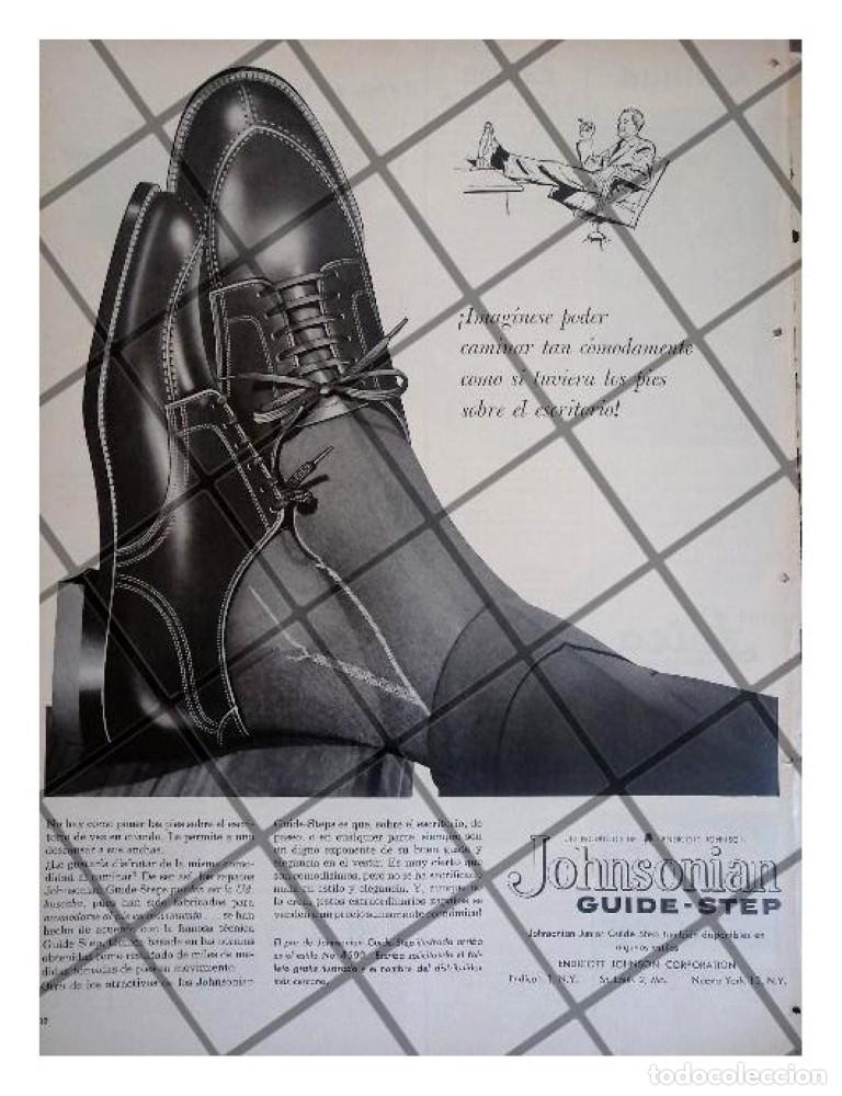 Colecionismo de cartazes: CARTEL PUBLICITARIO RETRO. ZAPATOS JOHNSONIAN 1956 -4