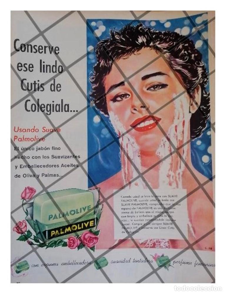 Sammeln von Plakaten: AFICHE PUBLICITARIO RETRO JABON PALMOLIVE 1959 /12