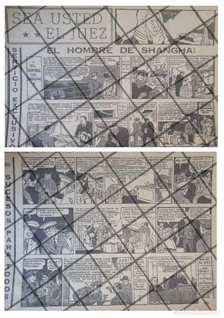 Sammeln von Plakaten: TIRA COMICA ANTIGUA. 1938 EL HOMBRE DE SHANGAI
