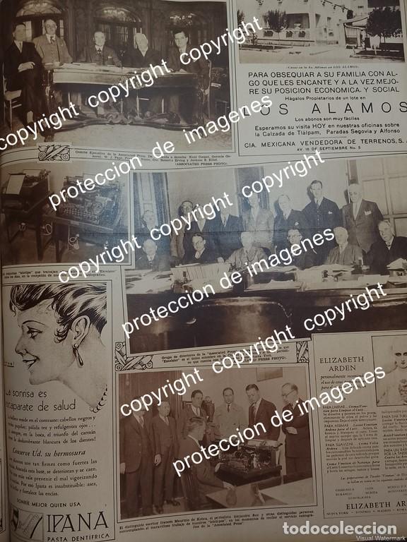 Sammeln von Plakaten: AFICHE ANTIGUO. LA ASOCIATED PRESS EN MEXICO, PRIMEROS TELETIPOS DE PRENSA 1930 /PERIODISTAS