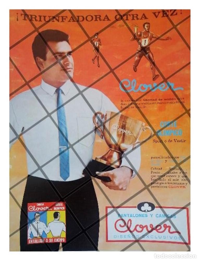 Sammeln von Plakaten: CARTEL PUBLICITARIO RETRO CAMISAS CLOVER 1964 /2
