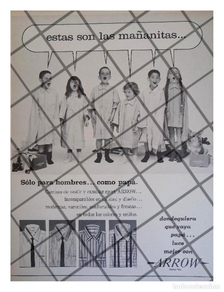 Sammeln von Plakaten: CARTEL PUBLICITARIO LUCY BUJ Y CAMISAS ARROW 1966