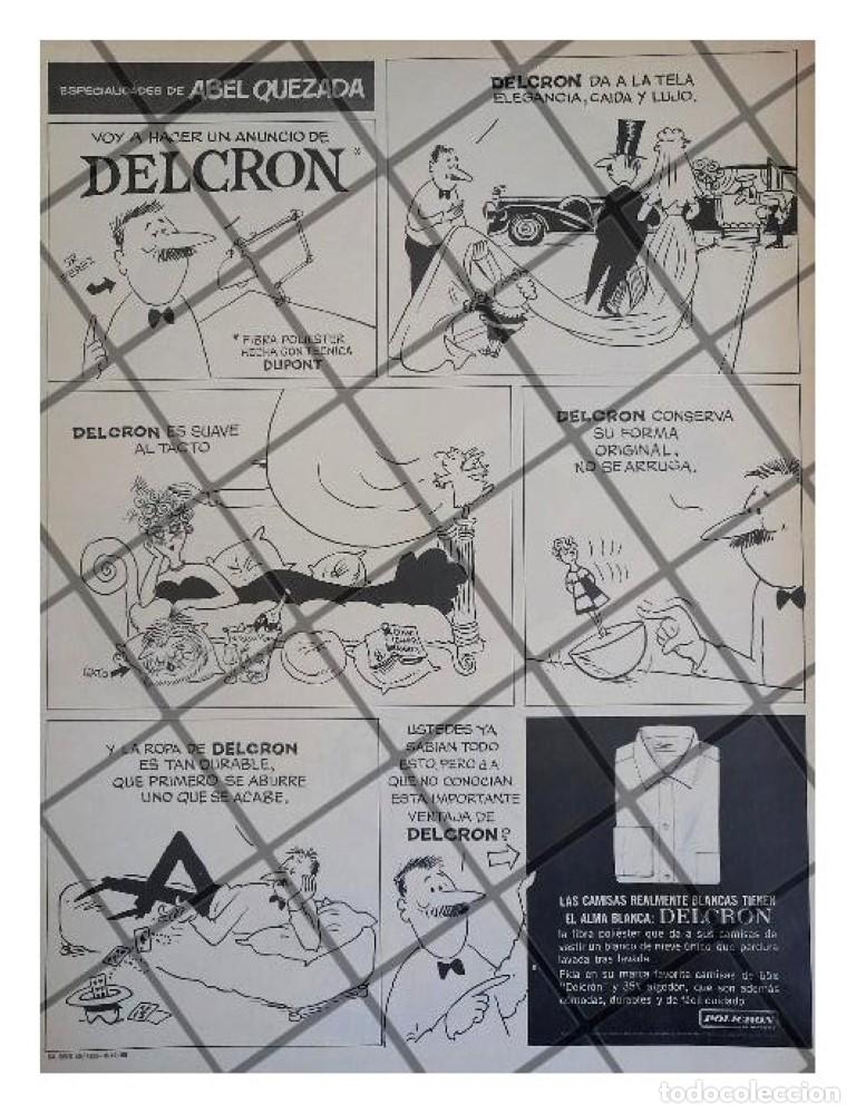 Sammeln von Plakaten: CARTEL RETRO TELAS DELCRON DIBUJOS: ABEL QUEZADA /6
