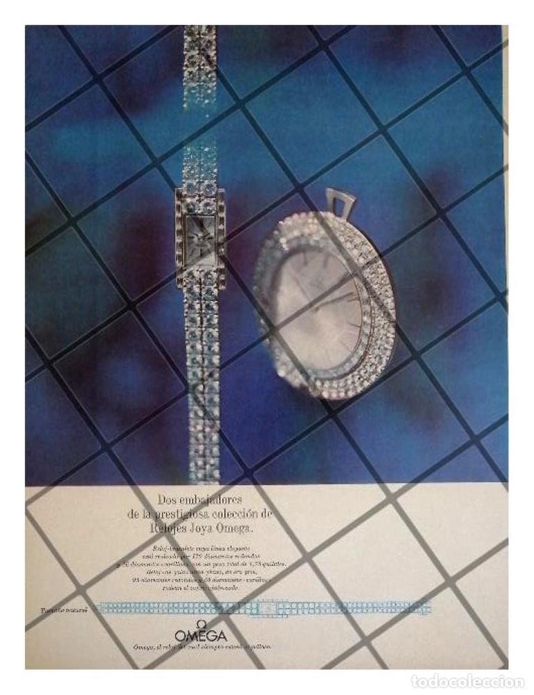 Sammeln von Plakaten: CARTEL PUBLICITARIO RETRO RELOJES OMEGA DE GALA 1963