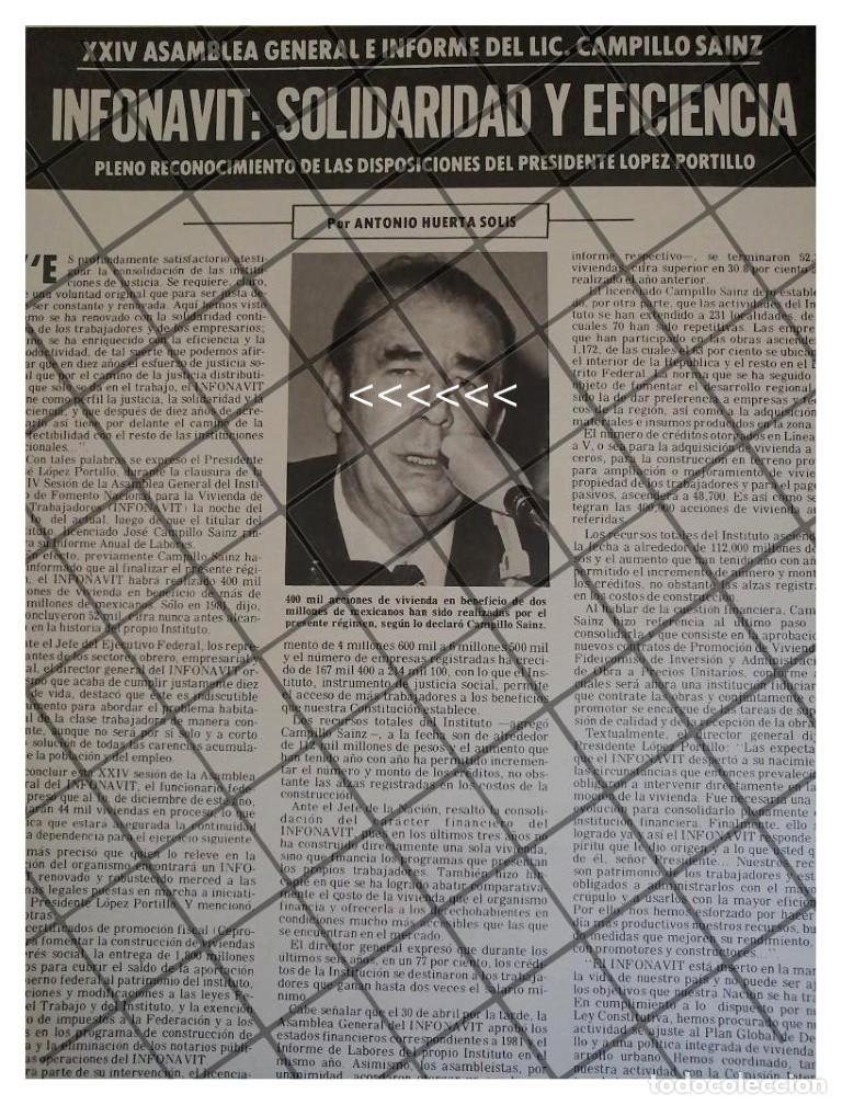 Sammeln von Plakaten: AFICHE RETRO INFORME DE JOSE CAMPILLO SAINZ 1982