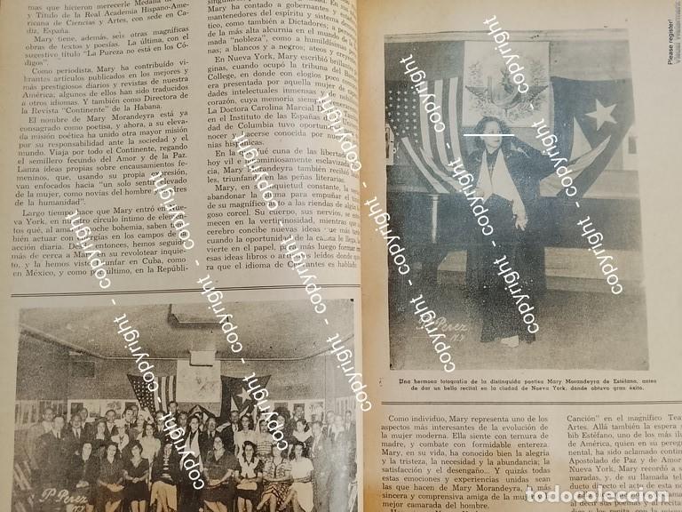 Colecionismo de cartazes: HOJA DE PRENSA ANTIGUA MARY NORANDEYRA EN NEW YORK 1941 /ESCRITORES