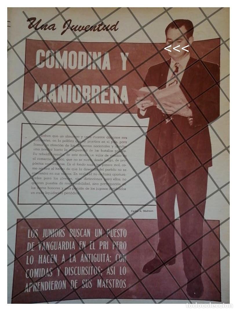 Colecionismo de cartazes: AFICHE RETRO CRITICAN A CARLOS MADRAZO SR. 1965