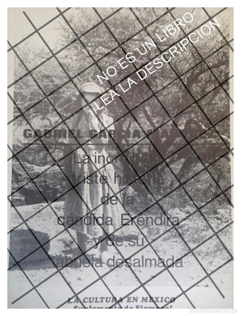 Colecionismo de cartazes: AFICHE RETRO INEDITO DE GABRIEL GARCIA MARQUEZ. ERENDIRA