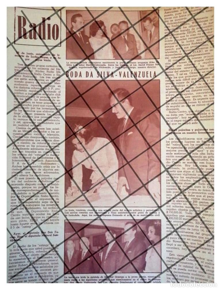 Colecionismo de cartazes: AFICHE RETRO BODA. VALENZUELA DA SILVA 1965