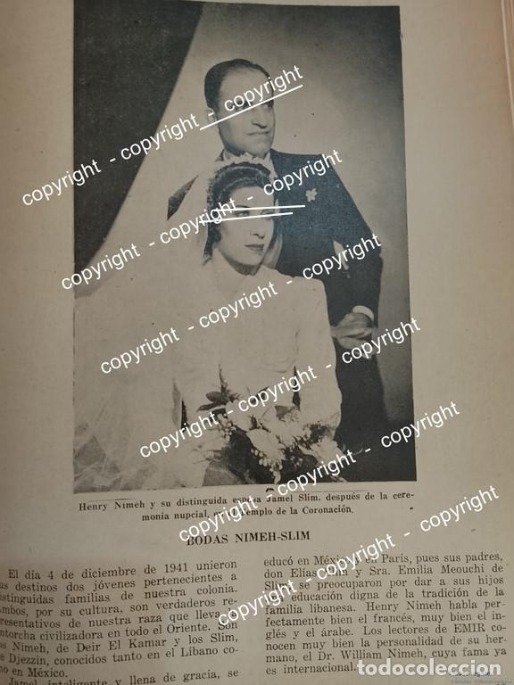 Coleccionismo de carteles: AFICHE ANTIGUO. BODA NIMEH SLIM 1941 (HENRY NIMEH) ASM