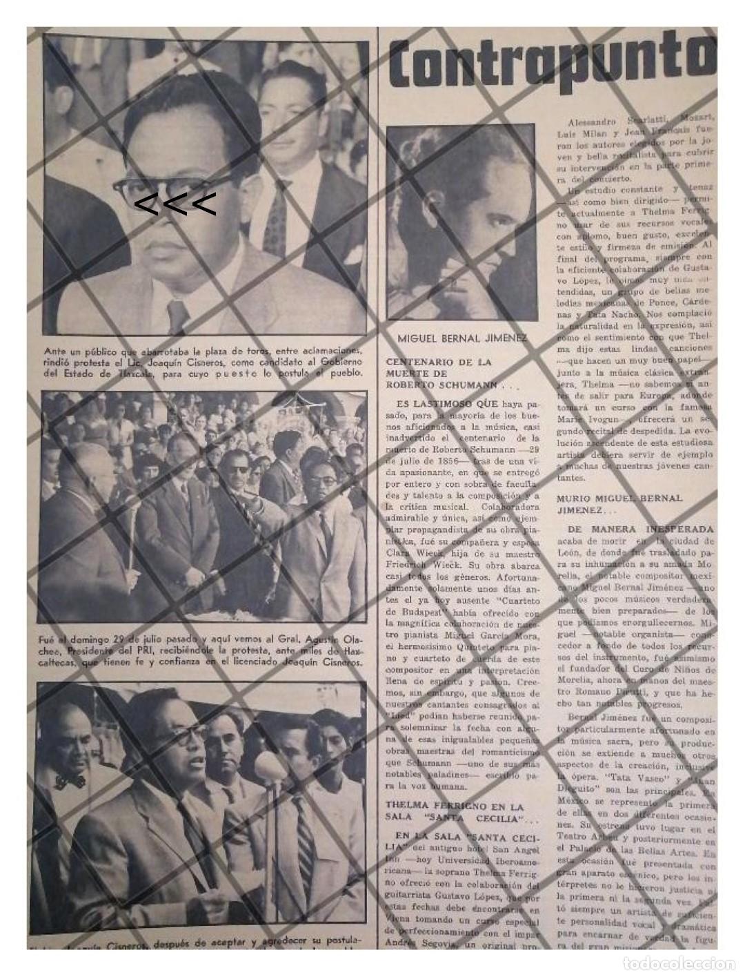 Coleccionismo de carteles: AFICHE RETRO JOAQUIN CISNEROS CANDIDATO 1956