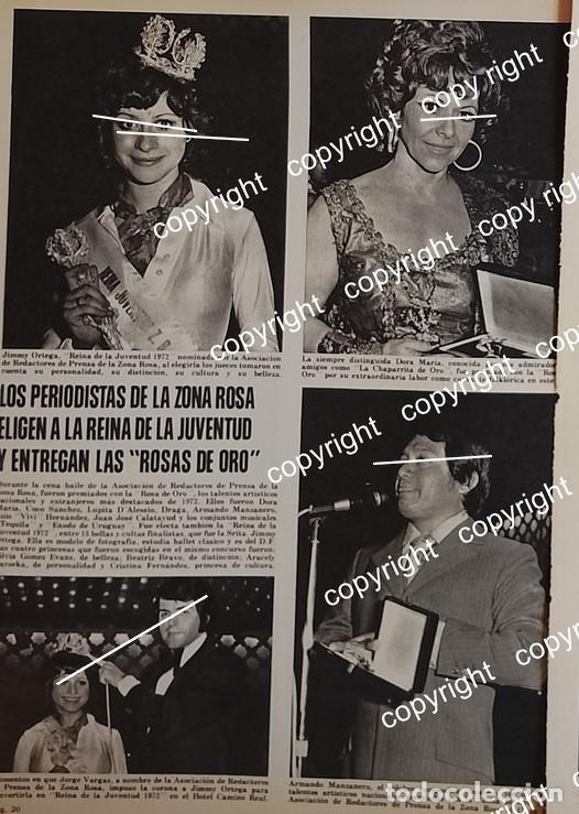 Coleccionismo de carteles: AFICHE RETRO. PREMIOS LAS ROSAS DE ORO, REYNA DE LA JUVENTUD 1972 / ESPECTACULOS
