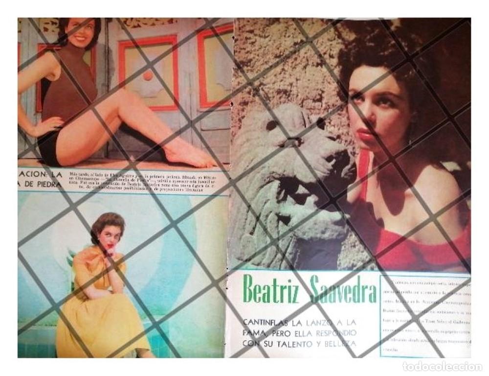 Collectionnisme d'affiches: AFICHE RETRO. LA ACTRIZ BEATRIZ SAAVEDRA 1956