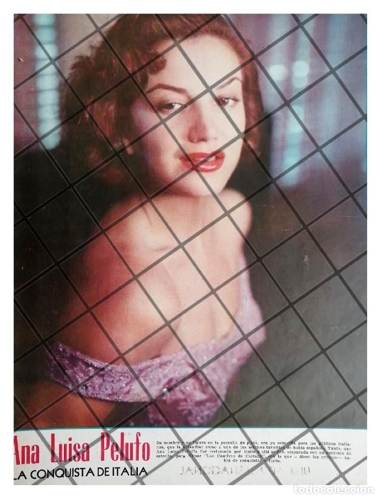 Collectionnisme d'affiches: AFICHE RETRO. INICIOS. ACTRIZ. ANA LUISA PELUFO 1955