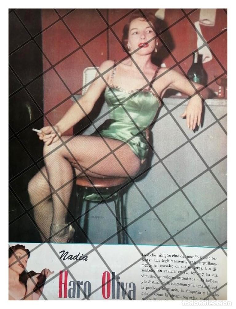 Collectionnisme d'affiches: AFICHE RETRO INICIOS ACTRIZ. NADIA HARO OLIVA 1955