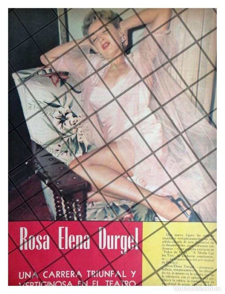 Collectionnisme d'affiches: AFICHE RETRO INICIA ACTRIZ. ROSA ELENA DURGEL 1957
