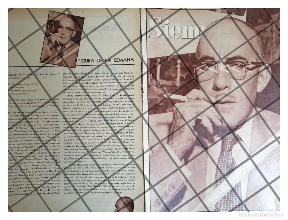 Collectionnisme d'affiches: AFICHE RETRO RODOLFO USIGLI 1956