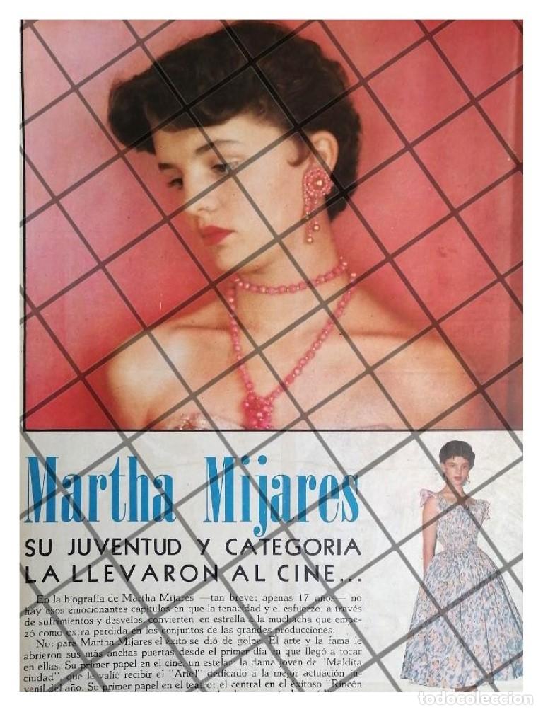 Collezionismo di affissi: AFICHE VINTAGE INICIOS ACTRIZ MARTHA MIJARES 1955